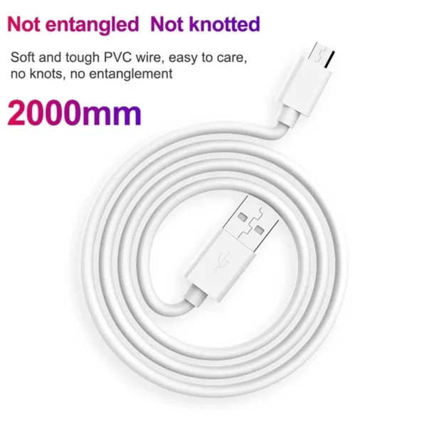 Micro USB Cable 5A Fast Charging Wire Mobile Phone Micro USB Cable For Xiaomi Samsung Andriod USB Type C 7A 10A Data Cable Cord - Image 3