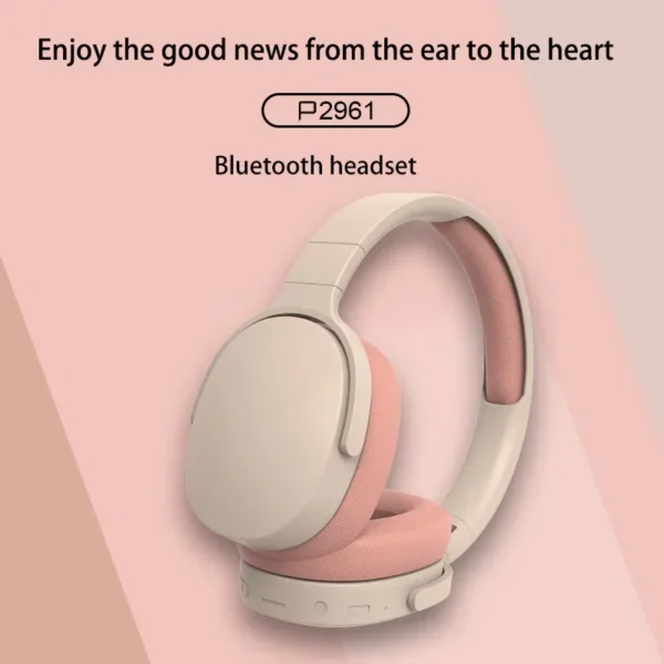 Over-ear Wired Headphones Blutooth With Cable Airbuds P2961 for Ios&Android Wireless Headset Earphones Bluetooth Earbuds Hedset - Image 2