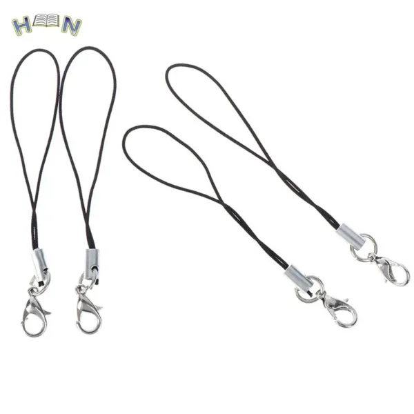 10pcs Nylon Wrist Strap Lanyard For Camera Cell Phone IPod USB Mp3 Mp4 Keychains Hooks Mobile phone Strap Keyring Key Ring - Image 6