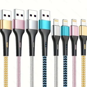 3A USB Fast Charging Cable For iPhone 14 11 12 13 Pro X XS Max 6 7 8 Plus SE iPad Cord Phone Charger Data Wire 1/2/3m 10ft