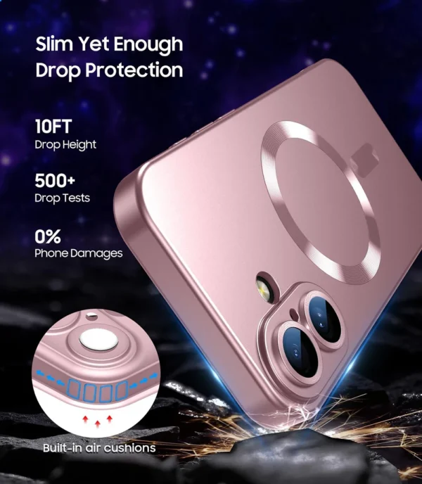 For Magsafe Magnetic Wireless Charge Phone Cases For iPhone 16 15 14 13 12 11 Pro Max Plus Case Camera Back Cover Accessories - Image 4