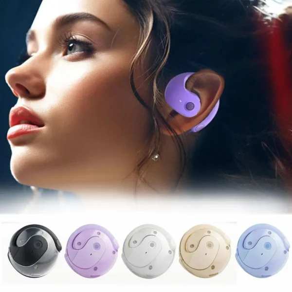 Awaze Lab X15 Pro Waterproof Earbuds Ear Mounted Wireless Earbuds Headphones BT 5.4 Over-Ear Noise Canceling Suitable For Laptop